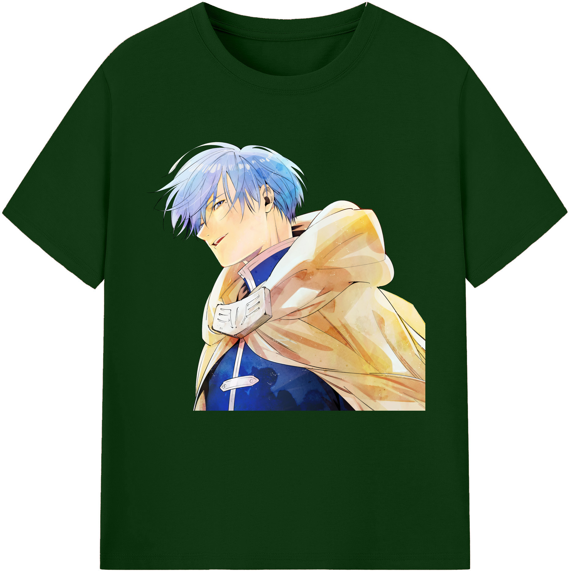 （画像用） 葬送のフリーレン Frieren 綿100％半袖Tシャツ（フロントプリント）